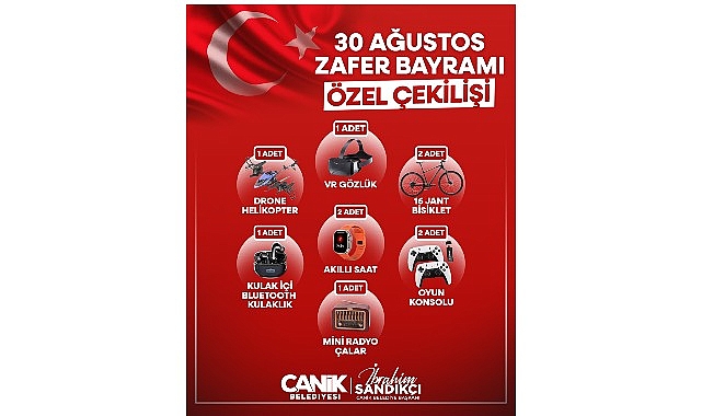 Canik Belediyesi’nden Hediye Yağmuru